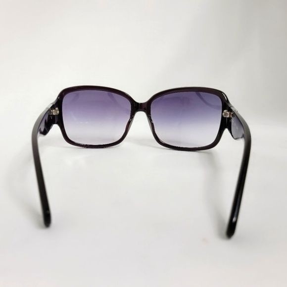 Coach Oversized Round Purple Sunglasses S2025 and Embossed Case - Picture 4 of 10